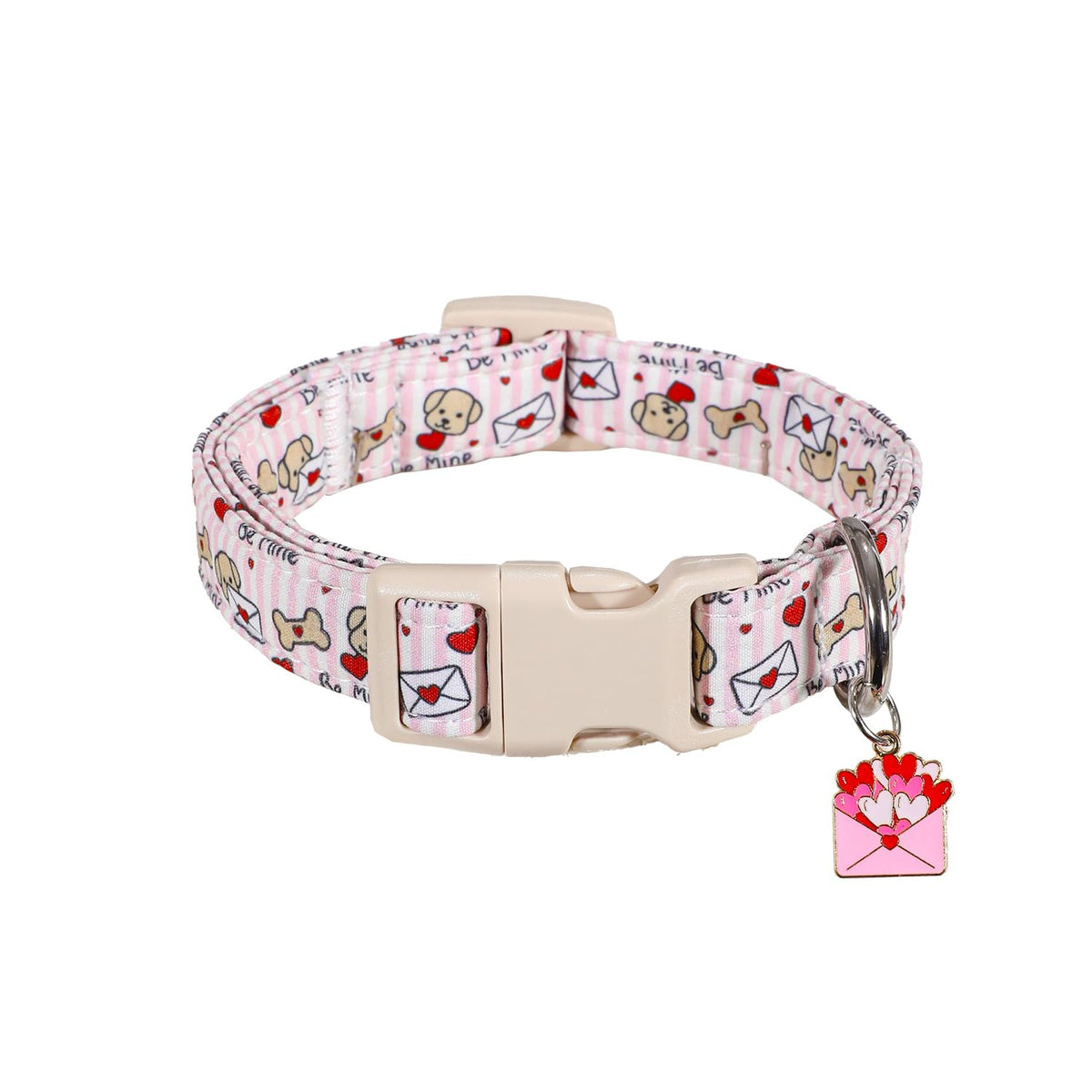 Britwicfr Green Dog Collar, Cute Spring Theme Dog Collar with Green Clover Print for Small Dogs, Small Puppy Collar for Girl Dogs & Boy Dogs, S