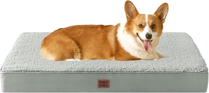 EHEYCIGA Orthopedic Dog Bed Extra Large with Removable Washable Cover, 41IN — 35*23*3.5 inches
