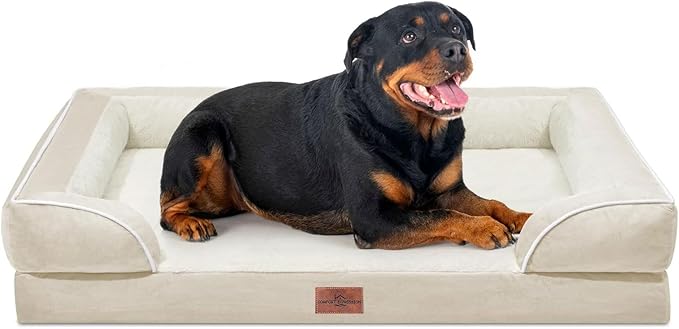 Comfort Expression Waterproof Orthopedic Dog Beds for Extra Large Dog — 48.0"L x 30.0"W x 8.5"Th