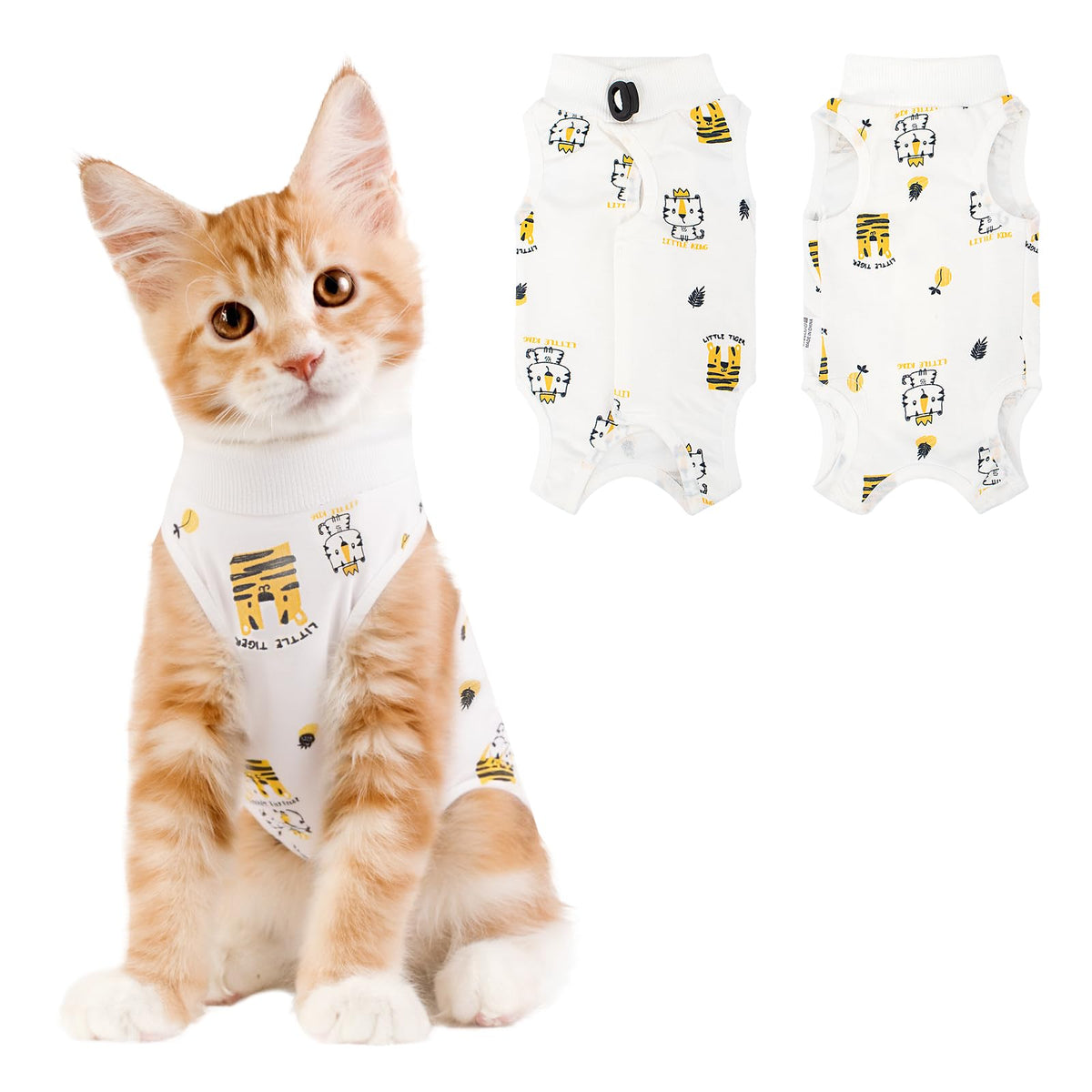 Coppthinktu Cat Recovery Suit Female Cat Onesie After Surgery Anti Licking
