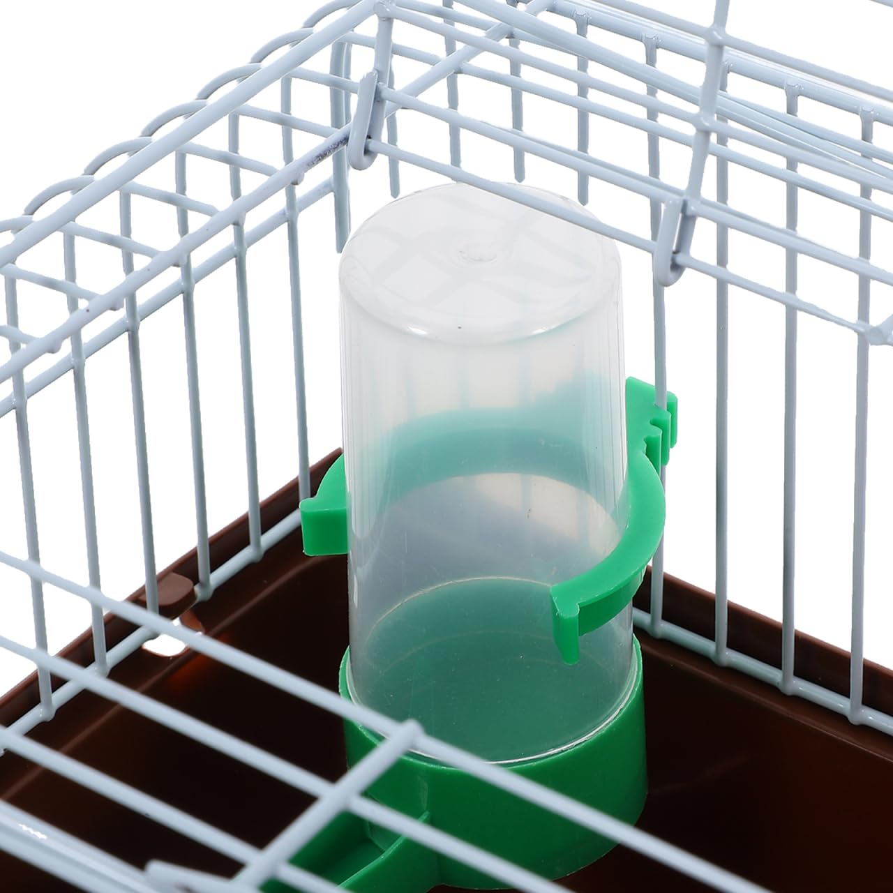 Toddmomy Portable Bird Cage Bird Carrier Travel Cage with Perch Food Box and Water Dispenser Spacious Small for Parakeet Finch Canary 9.29 X 6.57 X 6.29 in