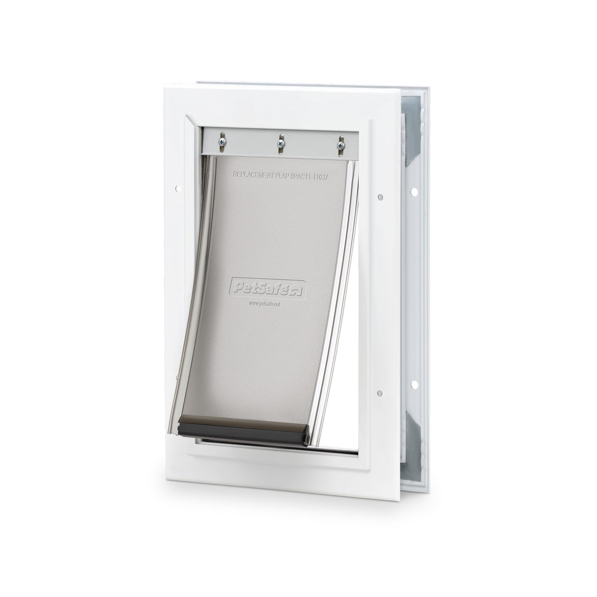 PetSafe Freedom Aluminum Pet Door, Dogs & Cats Under 15 lbs, Small, White