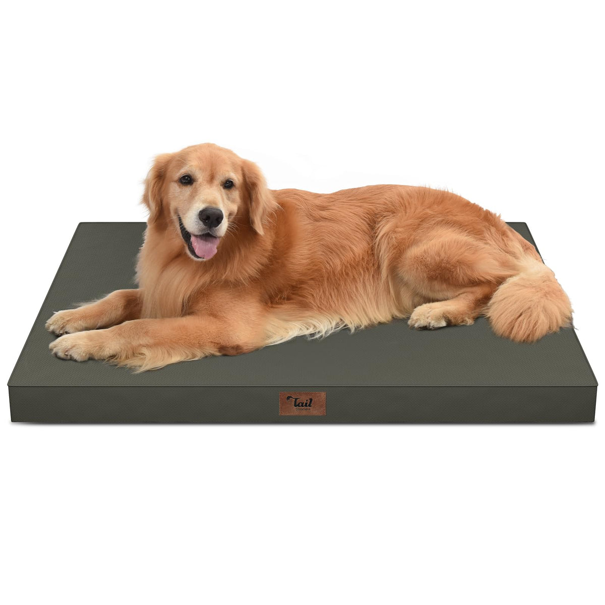 Tail Stories Waterproof Orthopedic Outdoor Dog Bed XL for Extra Large Dogs