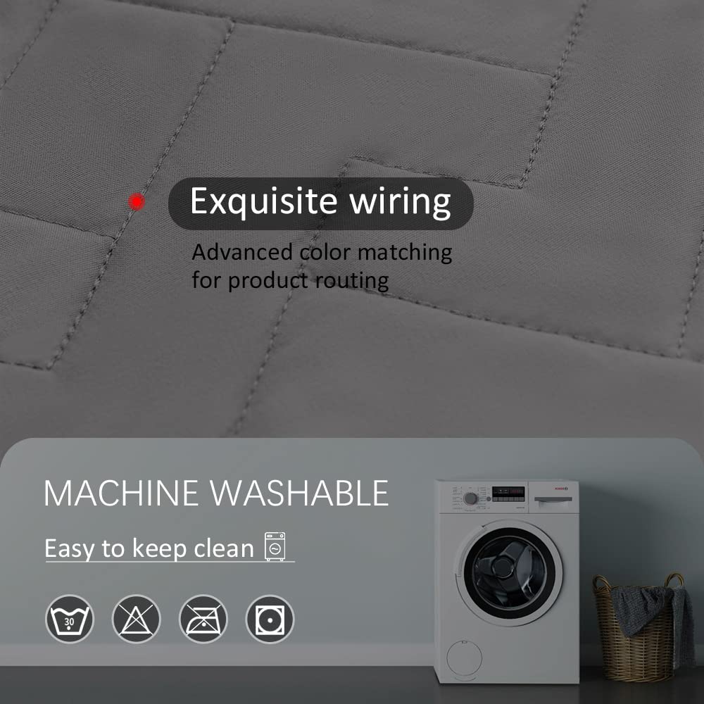 fuguitex Waterproof Dog Bed Cover Couch Cover for Pet Anti-Slip Cat Mat Pet Pad Blanket for Sofa Chair Recliner Bed Furniture Protrctor