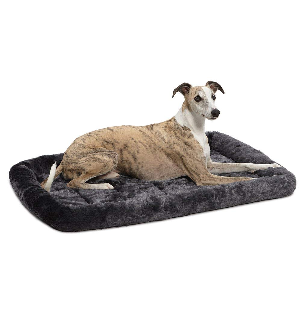 MidWest Homes for Pets QuietTime XXS Dog Bed - White Fleece Bolster, Ultra-Soft and Machine Washable, Fits 18-Inch Crates and Carriers, for Small Dogs and Cats