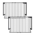 Cumbor 2 Pack 29.2-43" No Bottom Bar Baby & Dog Gate for Stairs & Doorways