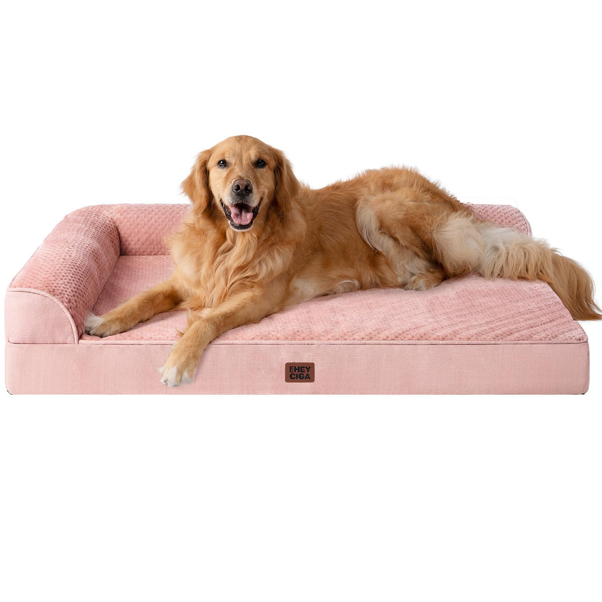 EHEYCIGA Orthopedic Dog Bed Medium Size, Memory Foam Dog Bed, Navy Blue