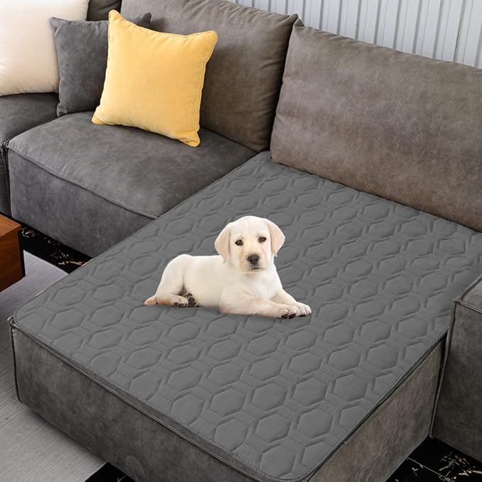 Tcksstex Waterproof and Anti-Slip Dog Bed Cover and Pet Blanket Sofa Pet Bed Mat ，car Incontinence Mattress Protectors Furniture Couch Cover for Most Cats Dogs