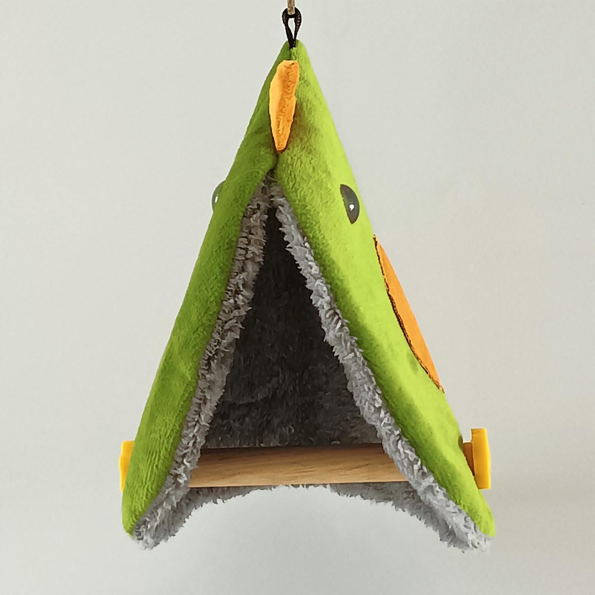 Paxikaka Bird Snuggle Tent - Hanging Sleeping Hut with Perches for Small Birds Parrot Parakeet Cockatiel Conure Budgie Finch Quaker