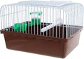 Toddmomy Portable Bird Cage Bird Carrier Travel Cage with Perch Food Box and Water Dispenser Spacious Small for Parakeet Finch Canary 9.29 X 6.57 X 6.29 in