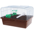 Toddmomy Portable Bird Cage Bird Carrier Travel Cage with Perch Food Box and Water Dispenser Spacious Small for Parakeet Finch Canary 9.29 X 6.57 X 6.29 in