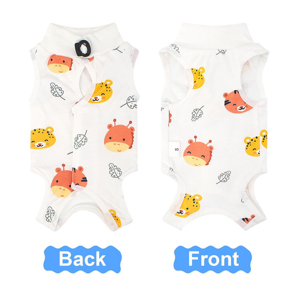 Cat Recovery Suit Female, Breathable Cat Onesie After Surgery Female for Abdominal Wounds or Skin Diseases, Surgery Recovery Suit Kitten Onesie After Spay Wear Anti Licking