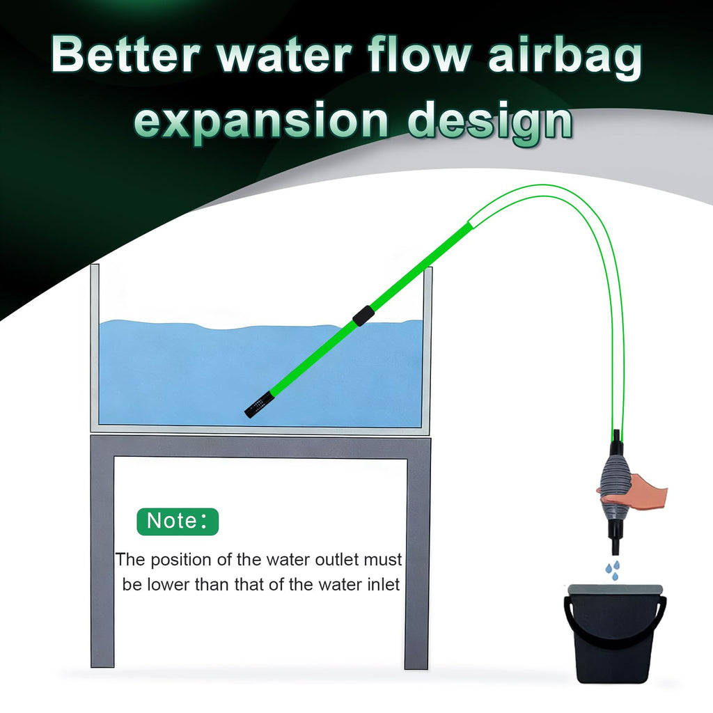 boxtech Fish Tank Water Change,Aquarium Gravel Vacuum Siphon