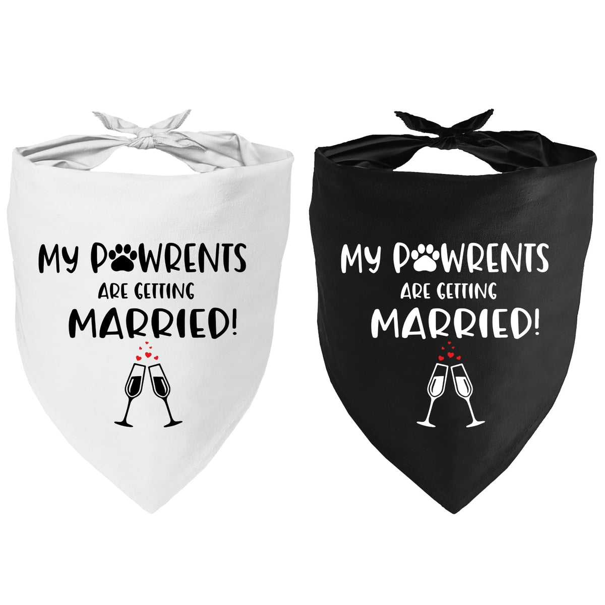 2 Pack Dog Bandana Pregnancy Announcement, Baby Security in Training and Head of Security Gender Reveal Puppy Dog Scarf Accessories, Adjustable Pet Bandana Scarf for Small Medium Large Dogs