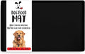 DogBuddy Dog Food Mat Waterproof Silicone Pet Feeding Mat for Dogs, Non-Slip, Easy to Clean, Black