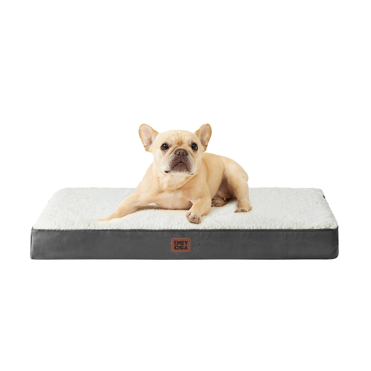 EHEYCIGA Orthopedic Dog Beds, Egg Crate Dog Bed Pet Mat with Washable Removable Cover, All Size Dogs