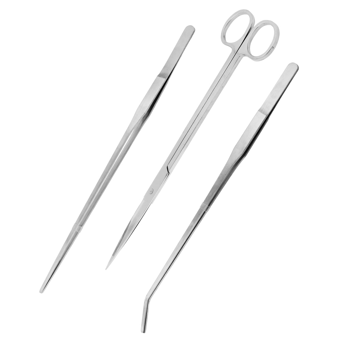 Mandala Crafts Stainless Steel 12" Curved Aquarium Scissors for Fish Tanks