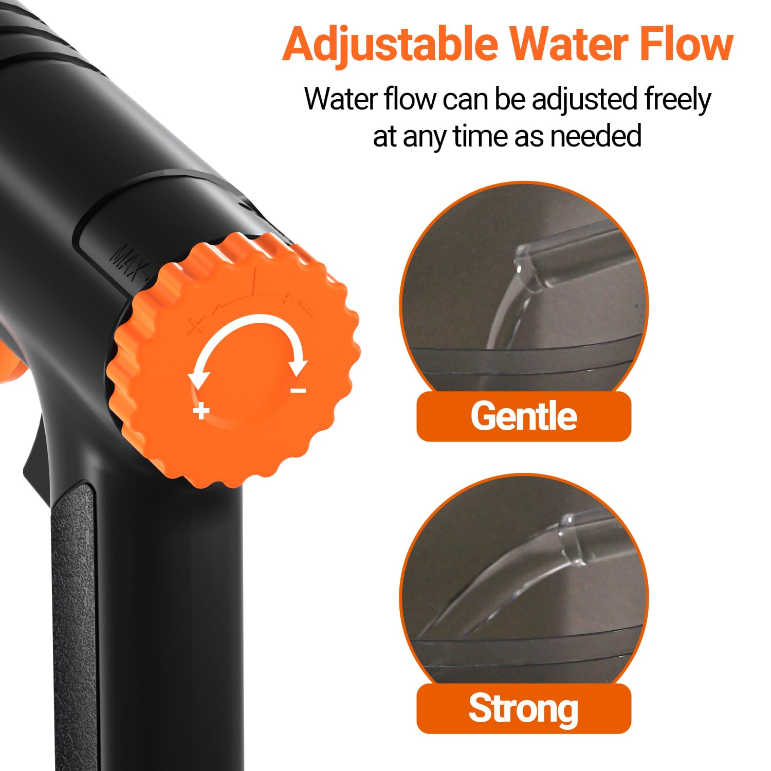 Yaubay 132GPH Manual Aquarium Gravel Cleaner, Fish Tank Siphon Vacuum Cleaner with Adjustable Water Flow for Cleaning Dirt, Water Change & Wash Sand Aquarium Cleaning Tools