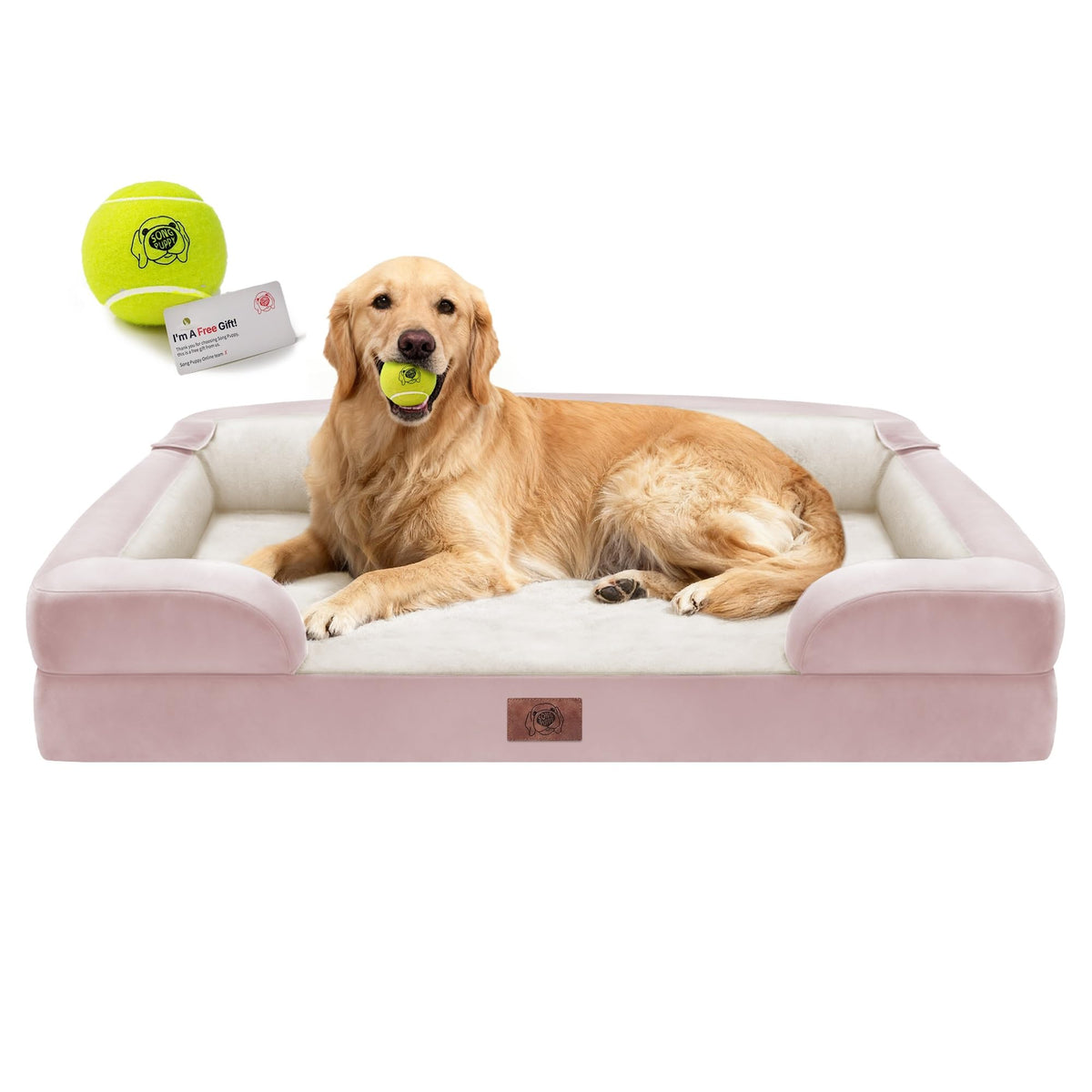 Song Puppy Waterproof Orthopedic Dog Bed for Extra Large Sized Dogs