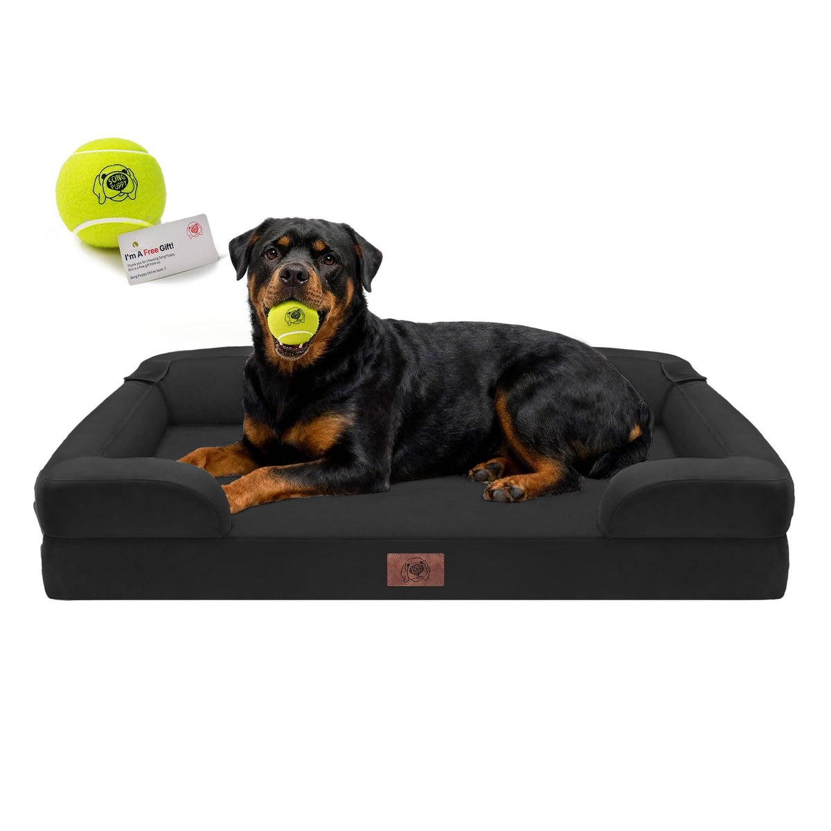 Song Puppy Waterproof Orthopedic Dog Bed for Extra Large Sized Dogs