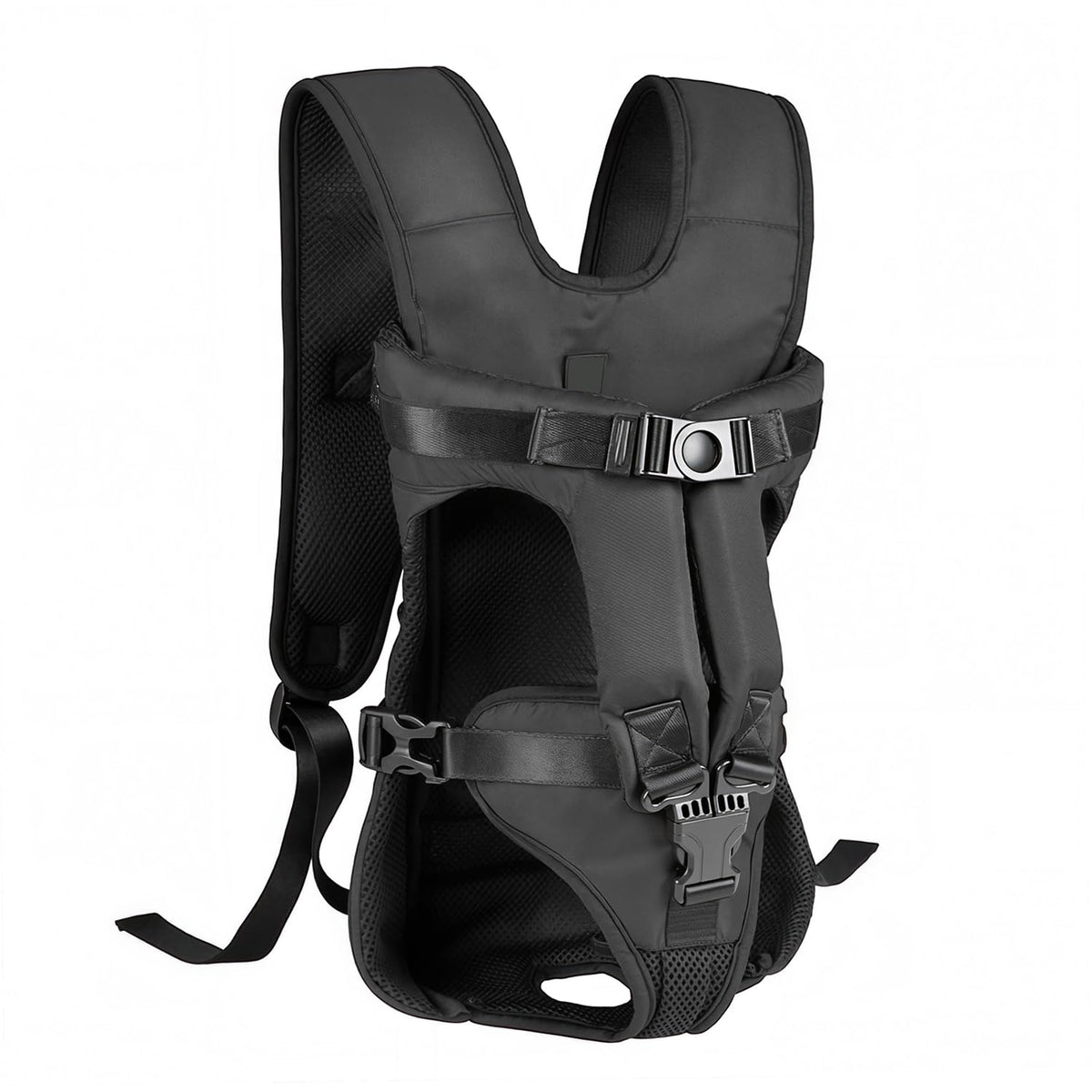 Dog Backpack Carrier, Legs Out Front Pet Carrier for Small Medium Dogs Cats up to 25lbs, Adjustable Breathable Hands-Free Puppy Carrier Backpack for Hiking, Cycling, Camping & Travel — S/M/L