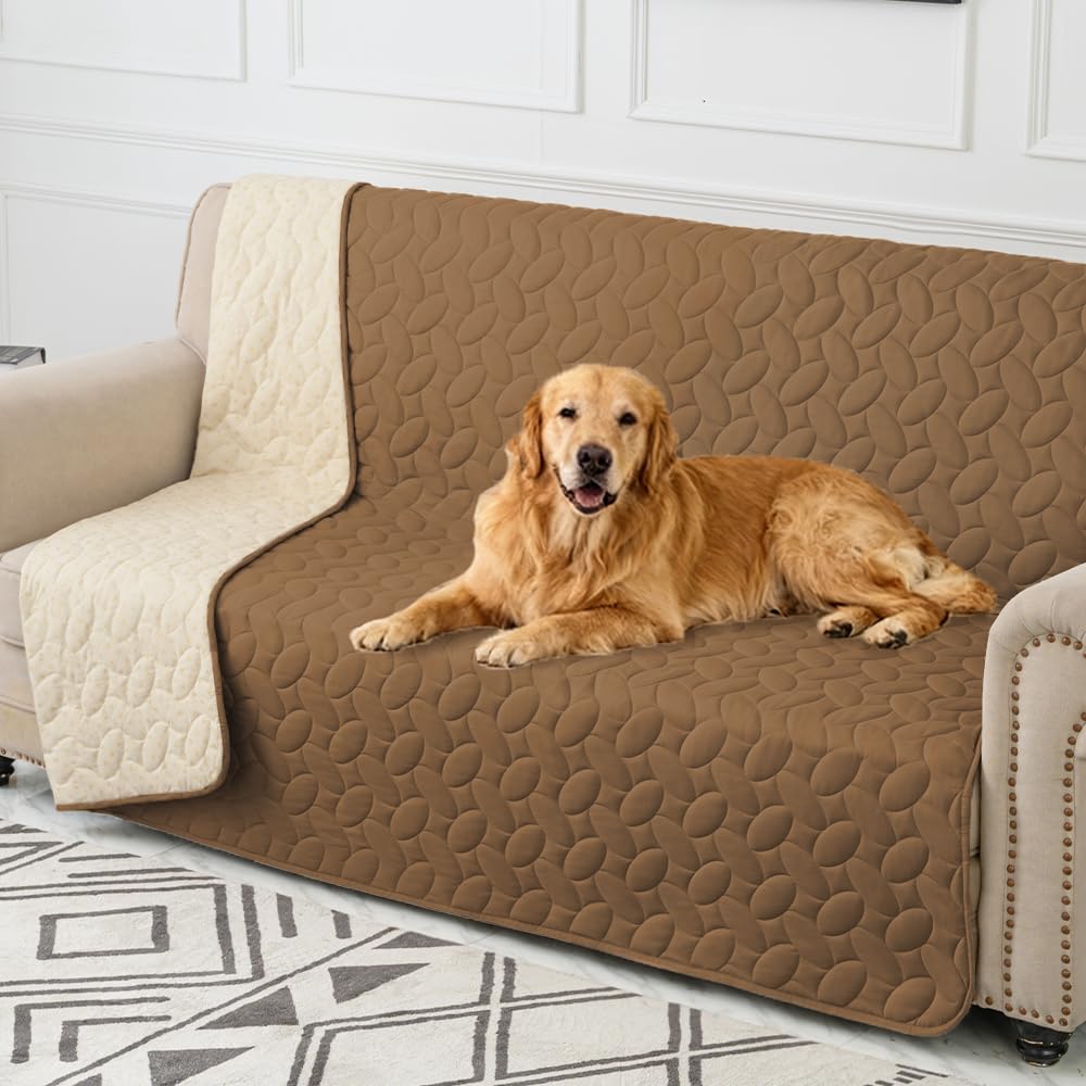 Ameritex Pet Bed Cover Dog Bed Blanket for Sofa and Furniture Waterproof New Pattern Design (30x70 Inch, Light Grey)