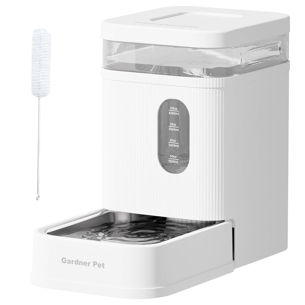 Gardner Pet Automatic Dog Water Bowl Dispenser (White, 6L)
