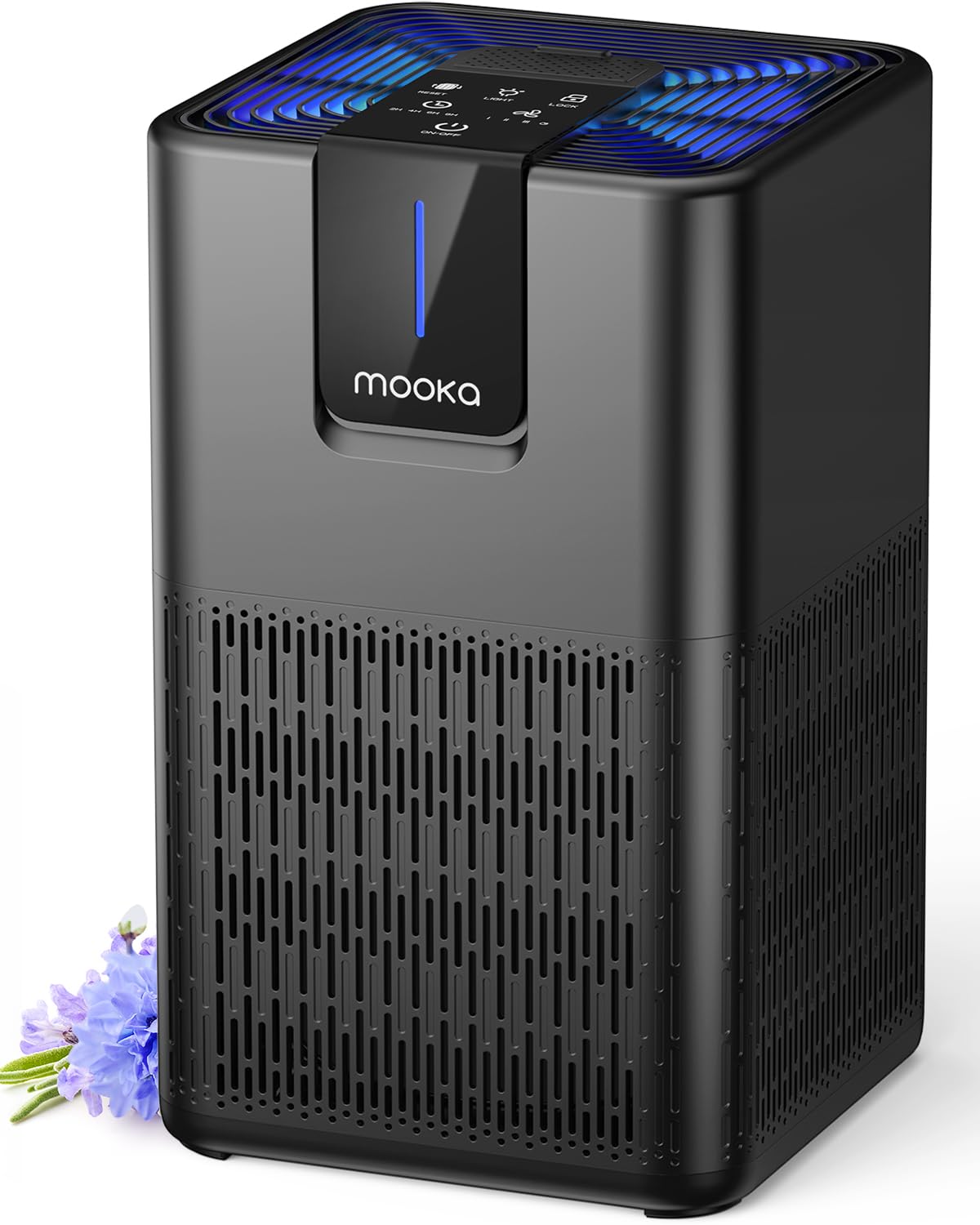Air Purifiers for Home Large Room 1250 Ft², MOOKA H13 HEPA Filter M05 White