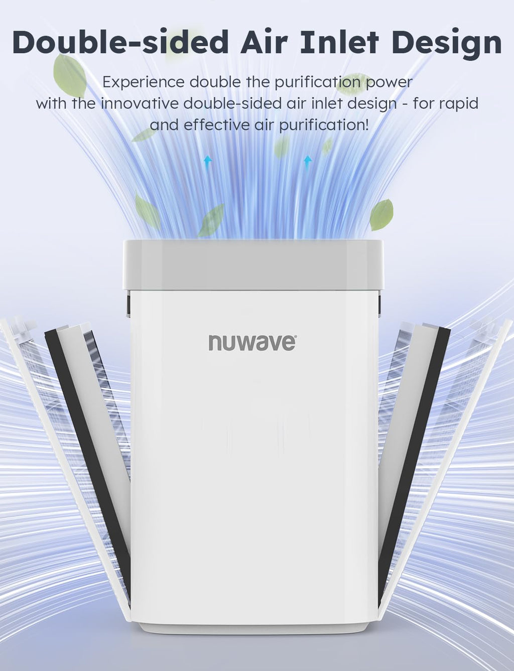 Nuwave Air Purifier for Home Bedroom up to 1,361 Sq Ft, 18dB, 47402V02
