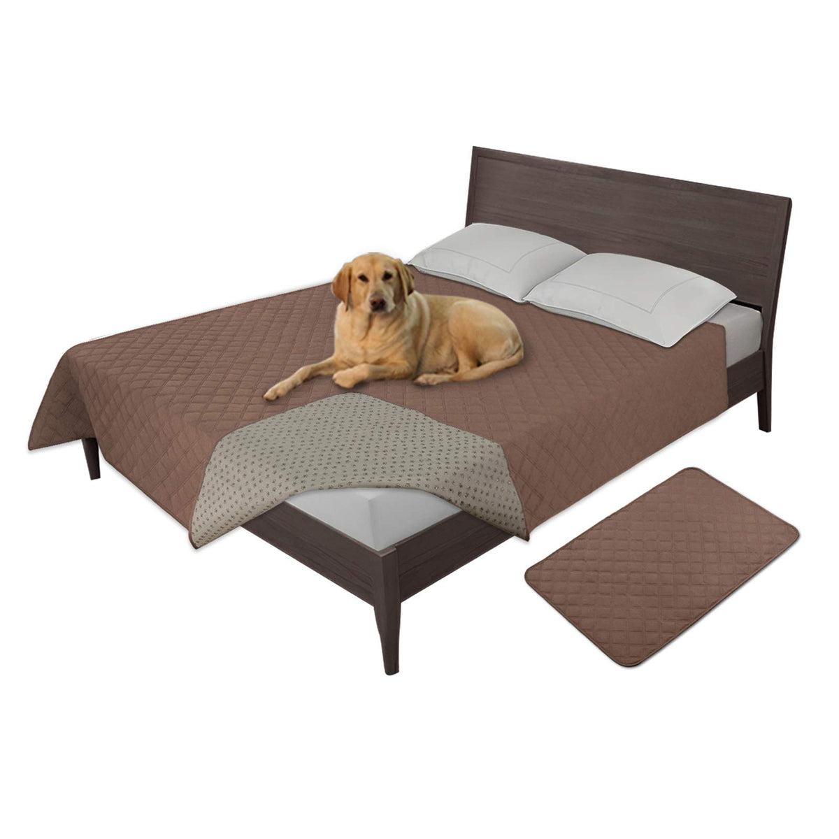 Easy-Going Waterproof Dog Bed Cover, Non-Slip Pet Blanket, 52x82in
