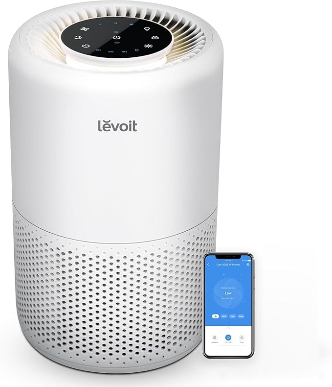 Levoit Air Purifiers for Home Bedroom Dorm Room, Small Quiet Air Purifiers