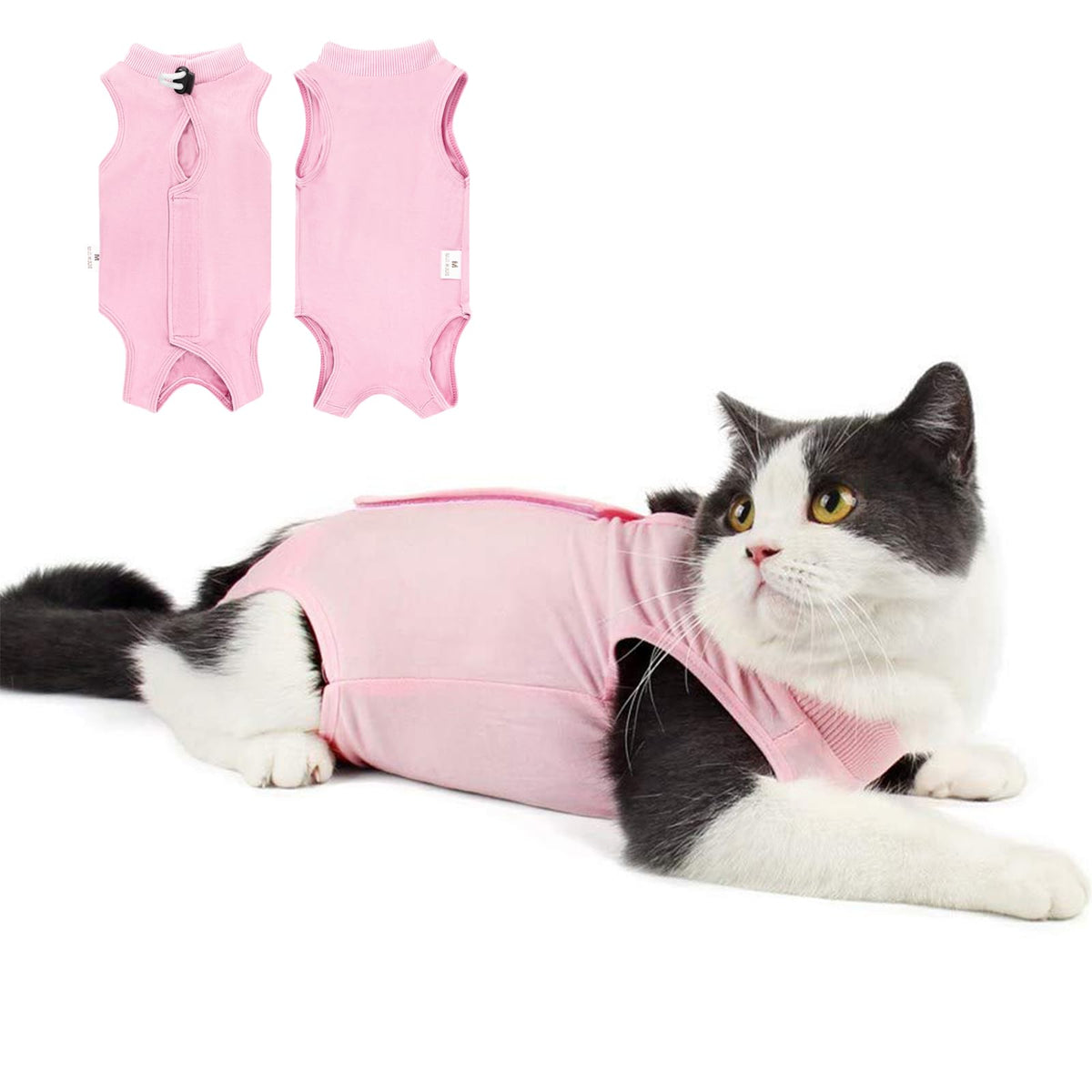 Coppthinktu Cat Recovery Suit Cat Onesie After Surgery for Abdominal Wounds