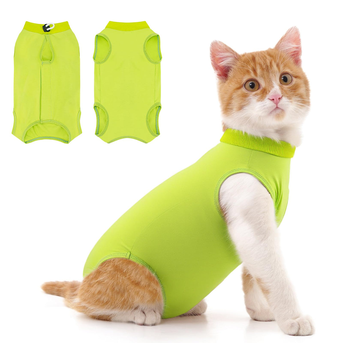 Coppthinktu Cat Recovery Suit Cat Onesie After Surgery for Abdominal Wounds