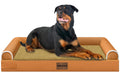 NANUYA Orthopedic Dog Bed for XX-Large Dogs, 44 x 34 Inch, Orange