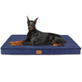 Patas Lague Orthopedic Large Dog Bed Washable Pet Sofa Mat 48''X30'' Black