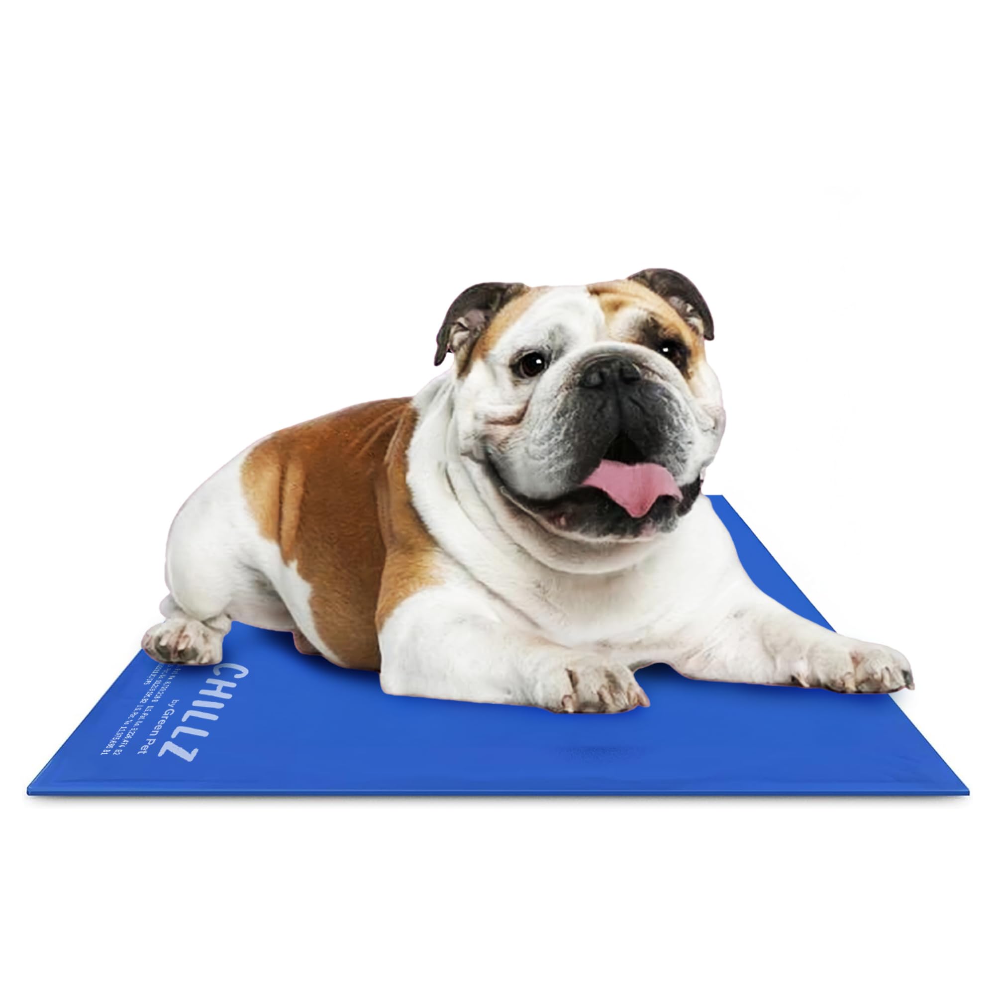 The Green Pet Shop Chillz Gel Mat, Large - Pressure-Activated Cooling Pad for Pets 25-50 lbs - Non-Toxic, No Water or Refrigeration Needed - Ideal for Home, Travel & Crates