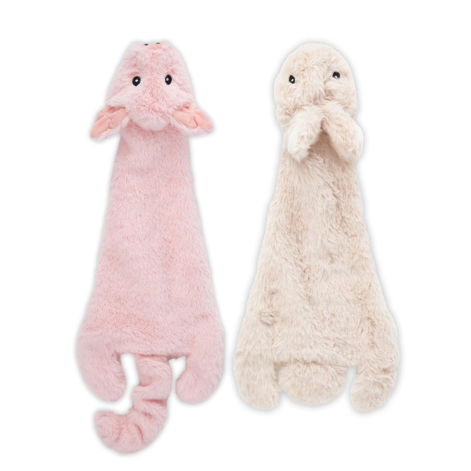 Best Pet Supplies Squeaky Dog Toys with Soft Durable Fabric for Small, Medium and Large Pets Interactive Toy for Indoor Play, Supports Active Biting and Play - Hare, Pig, Small