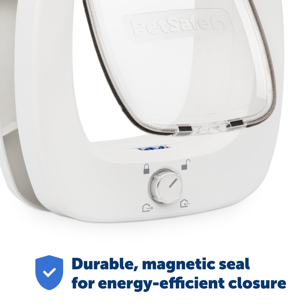 PetSafe Big Cat Door, Interior/Exterior, 4-Way Lock, Soft-Close, Up to 25lb