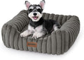 ZOMISIA Small Dog Bed, Cat Bed for Indoor Cats with Washable Cover, 20x19''