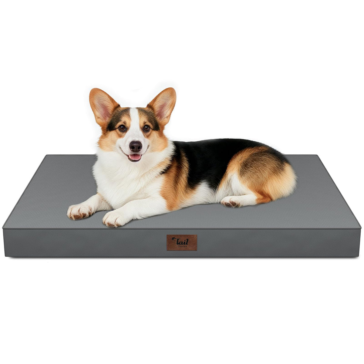Tail Stories Outdoor Waterproof Orthopedic Dog Bed for Large Dogs