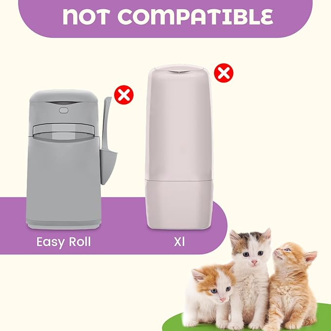 Premium Cat Litter Refill Bags |Jumbo 28FT 2-Pack | Lasts Up to 8 Months | 2 Cartridges for Superior Odor Control