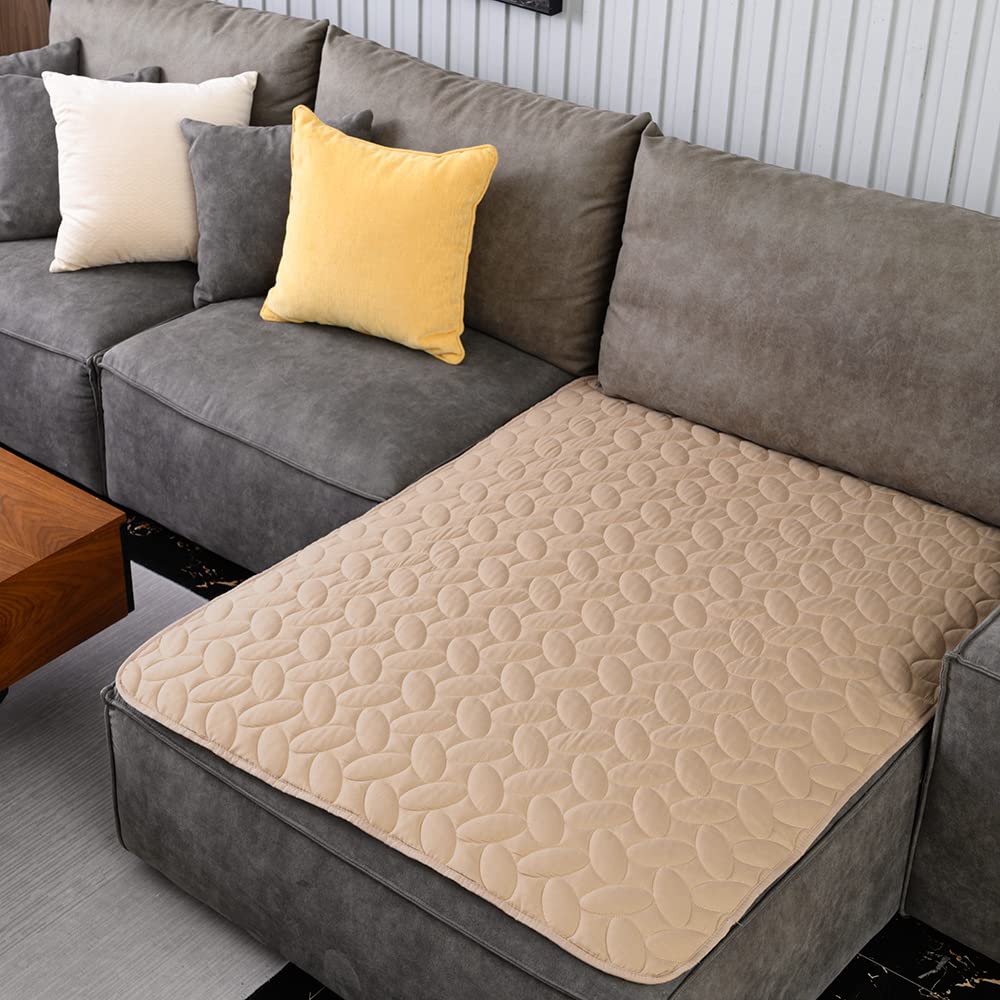 Ameritex Pet Bed Cover Dog Bed Blanket for Sofa and Furniture Waterproof New Pattern Design (30x70 Inch, Light Grey)