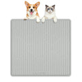 Silicone Cat & Dog Food Mat 40" x 22" Pet Feeding Mat for Food and Water