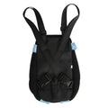 Pet Dog Puppy Cat Carrier Five Holes Backpack Double Shoulder Straps Mesh Front Chest Backpack Bag, M, Blue