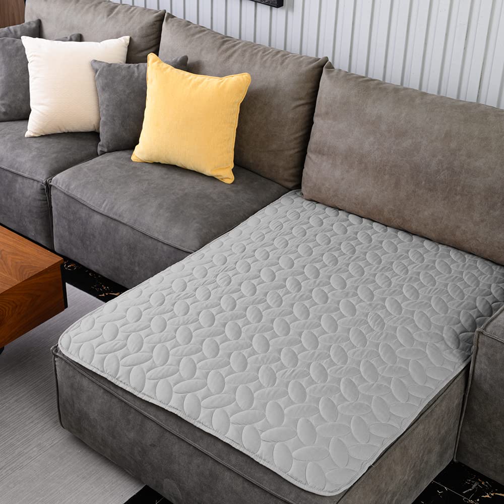 Ameritex Pet Bed Cover Dog Bed Blanket for Sofa and Furniture Waterproof New Pattern Design (30x70 Inch, Light Grey)