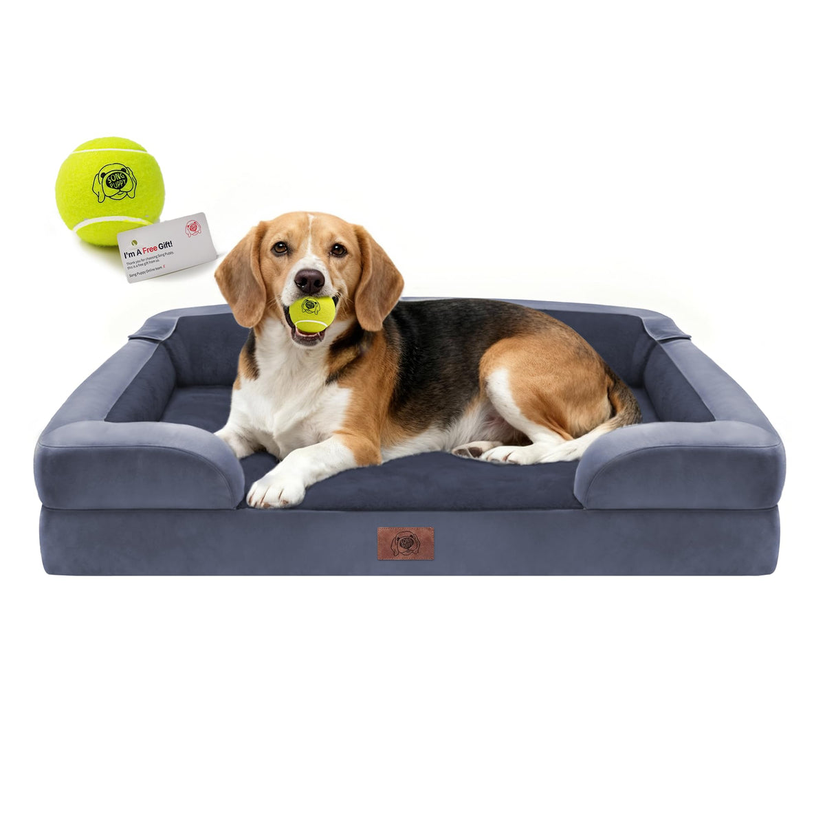 Song Puppy Waterproof Orthopedic Dog Bed for Extra Large Sized Dogs