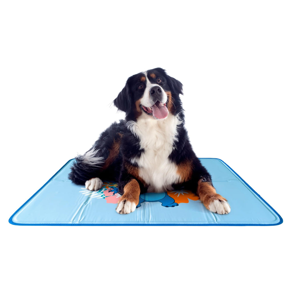 The Green Pet Shop Cool Pet Pad - Extra Large, Disney’s Stitch - Self-Cooling, Pressure Activated Mat for Dogs & Cats from 80+ lbs - Non-Toxic Gel, No Water Needed