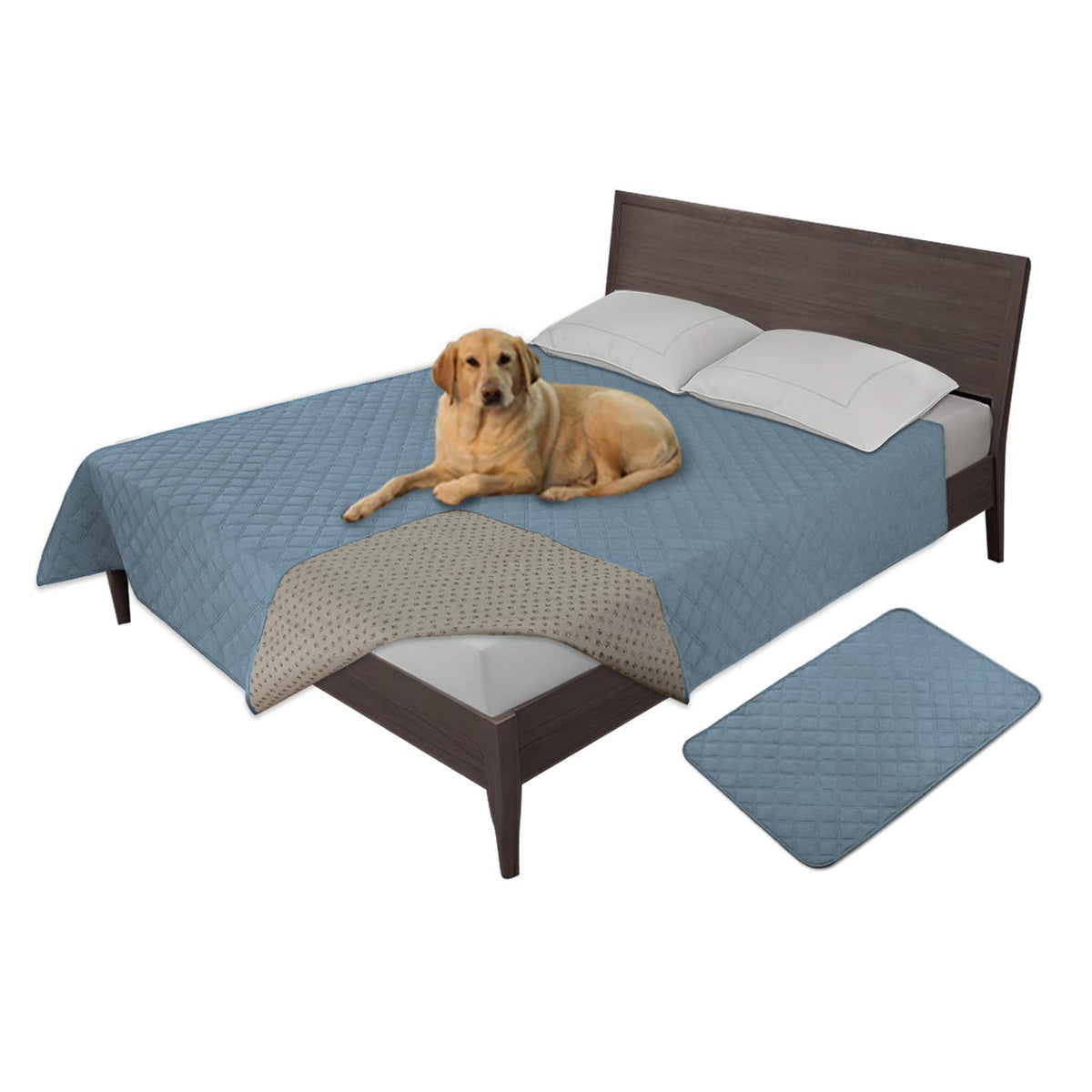 Easy-Going Waterproof Dog Bed Cover, Non-Slip Pet Blanket, 52x82in