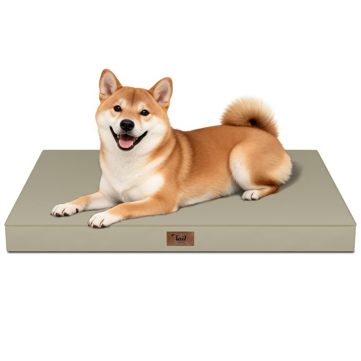 Tail Stories Outdoor Waterproof Orthopedic Dog Bed for Medium Size Dogs