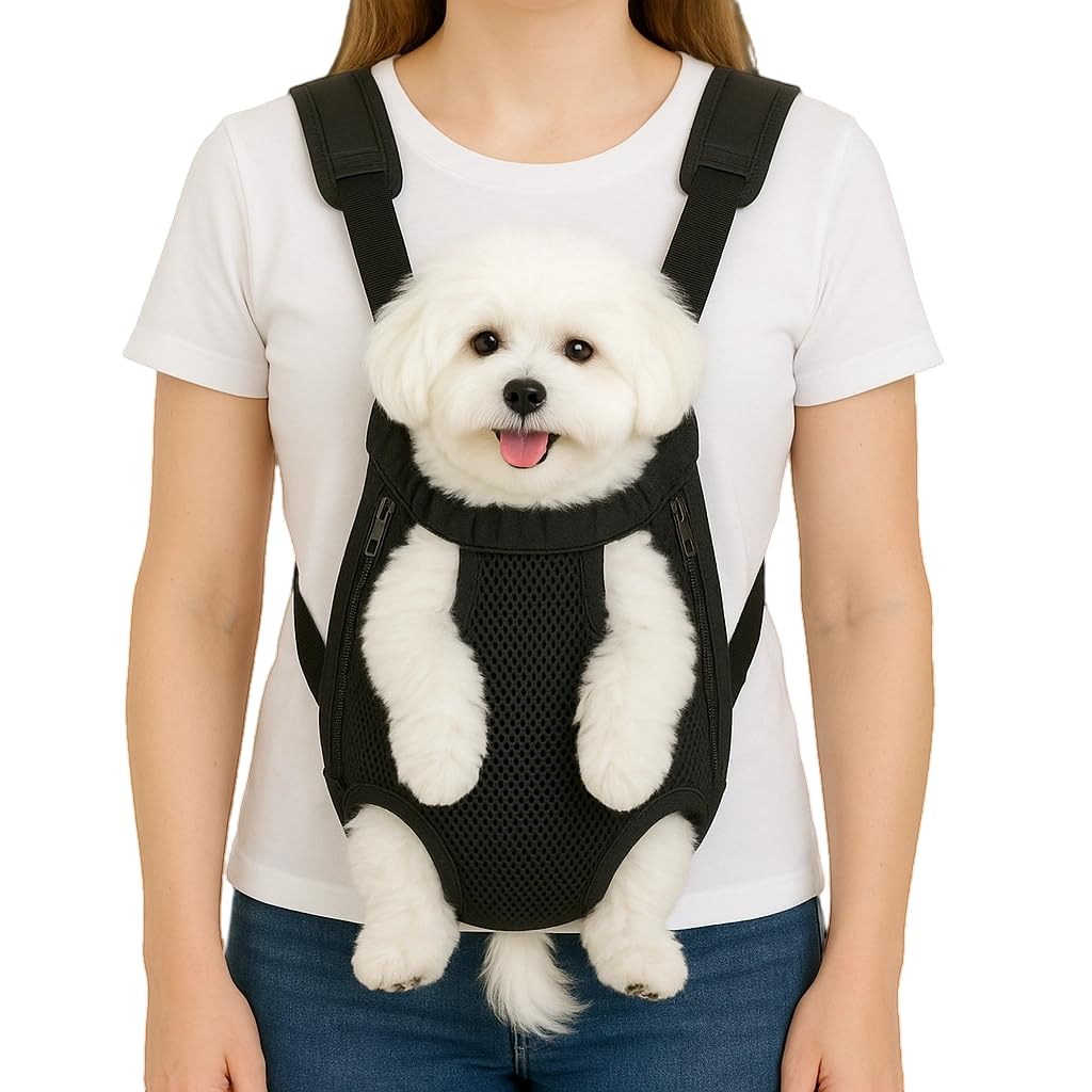 Mosago Dog Backpack Carrier, Front Chest Carrier for Small Dogs 2.5-4 lbs